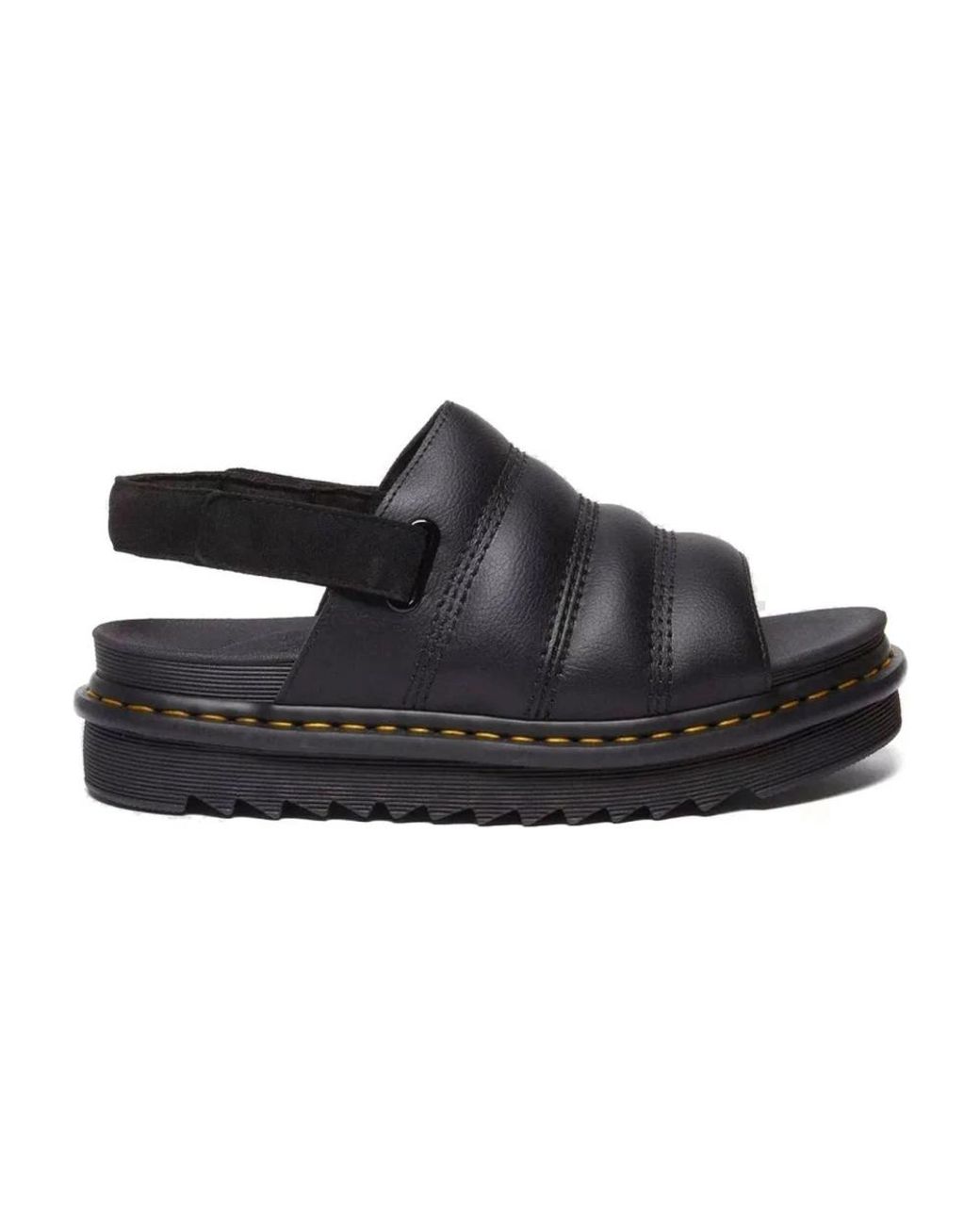 Dr. Martens Black Flat Sandals