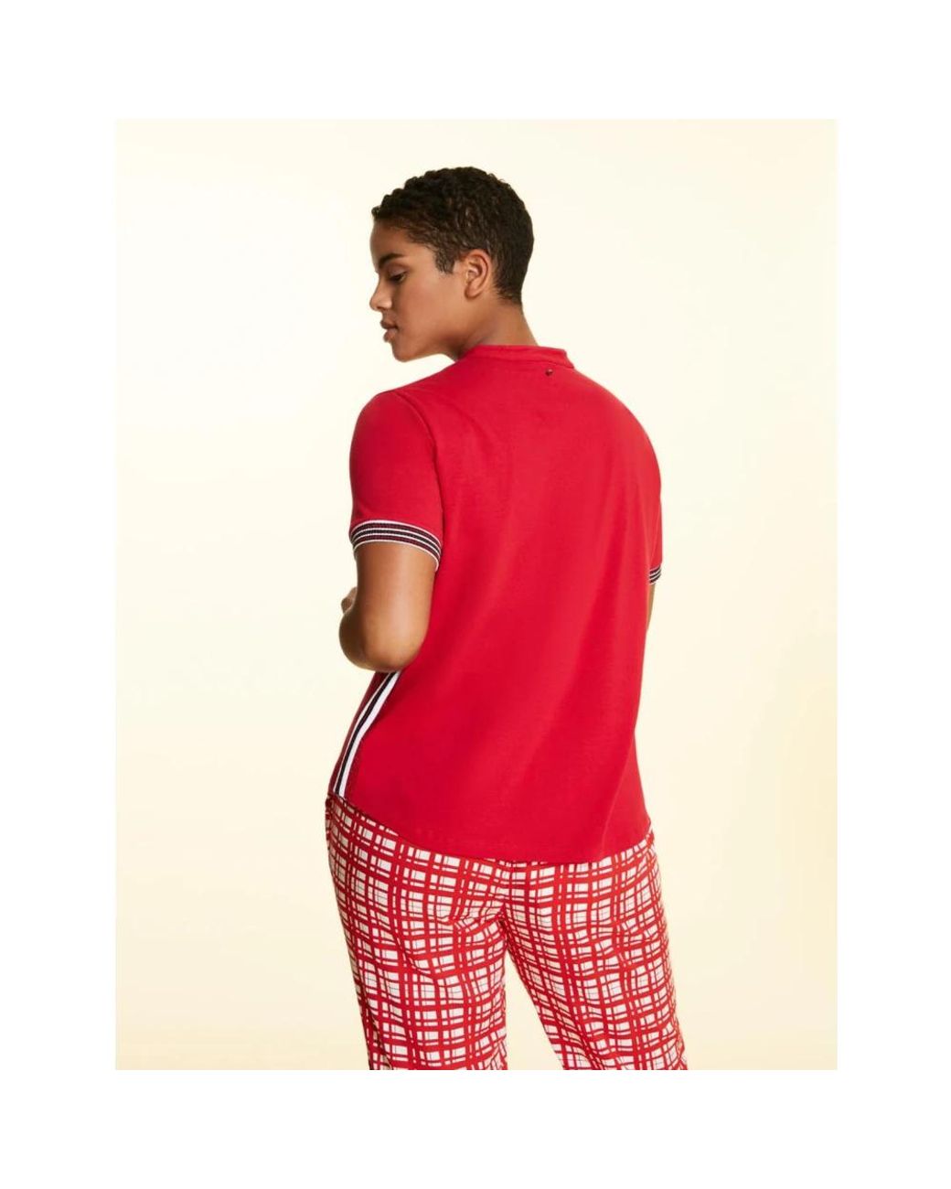 Marina Rinaldi Red Polo Shirts
