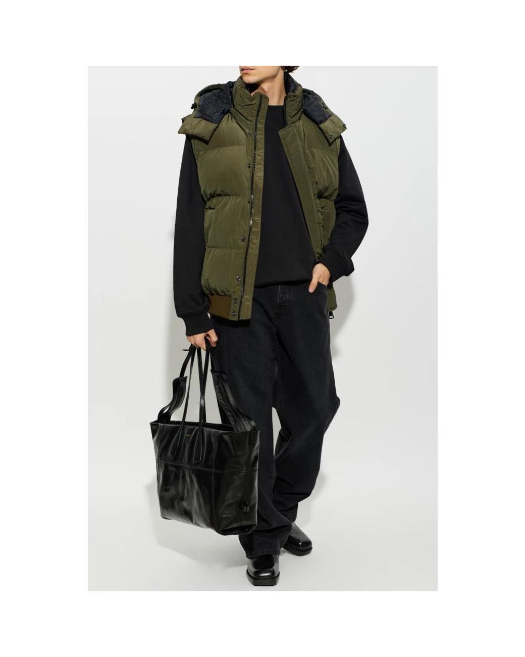 Balmain Isolierte Weste in Green für Herren