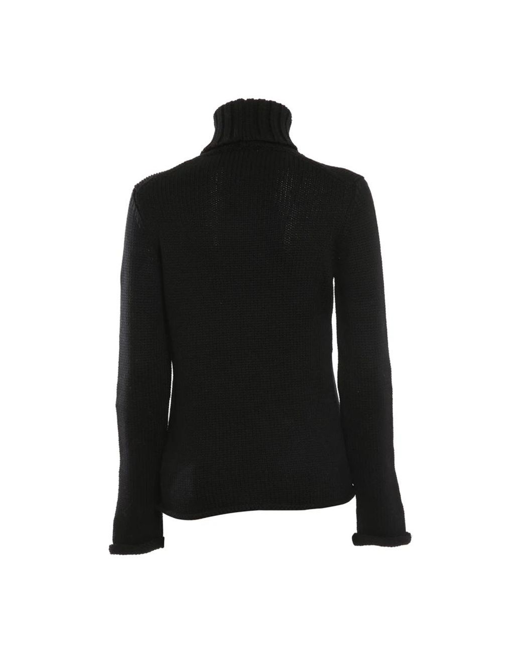 Zanone Black Turtlenecks
