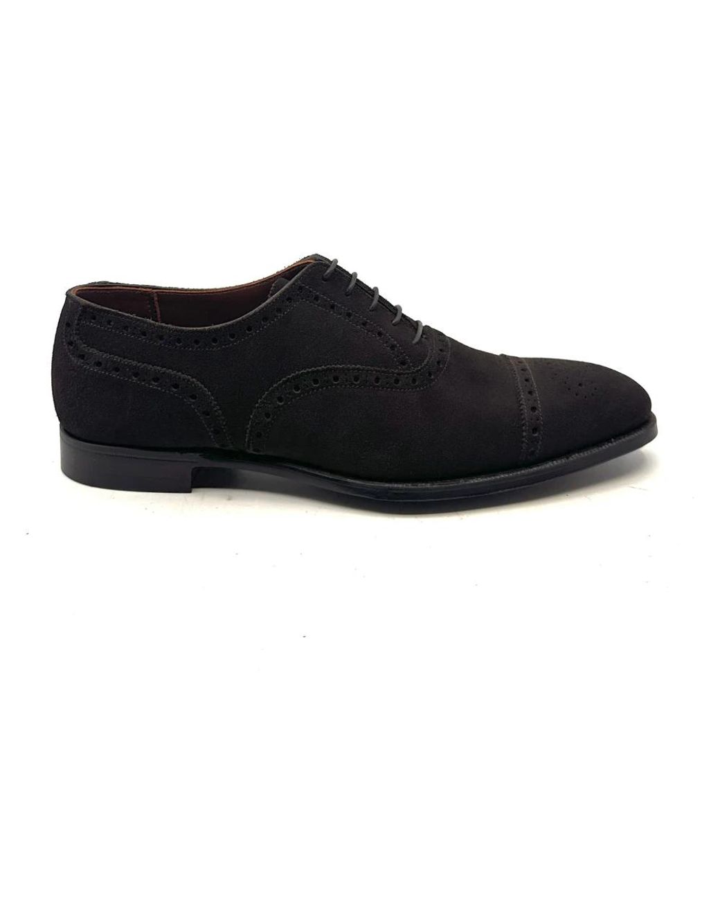 Crockett and Jones Schoenen ,Bruin ,Leer Barrington Richelieu in het Black voor heren