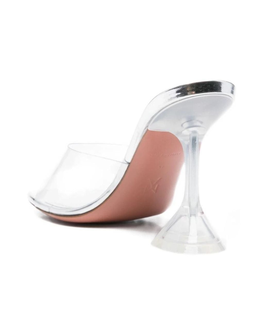 AMINA MUADDI White Heeled Mules