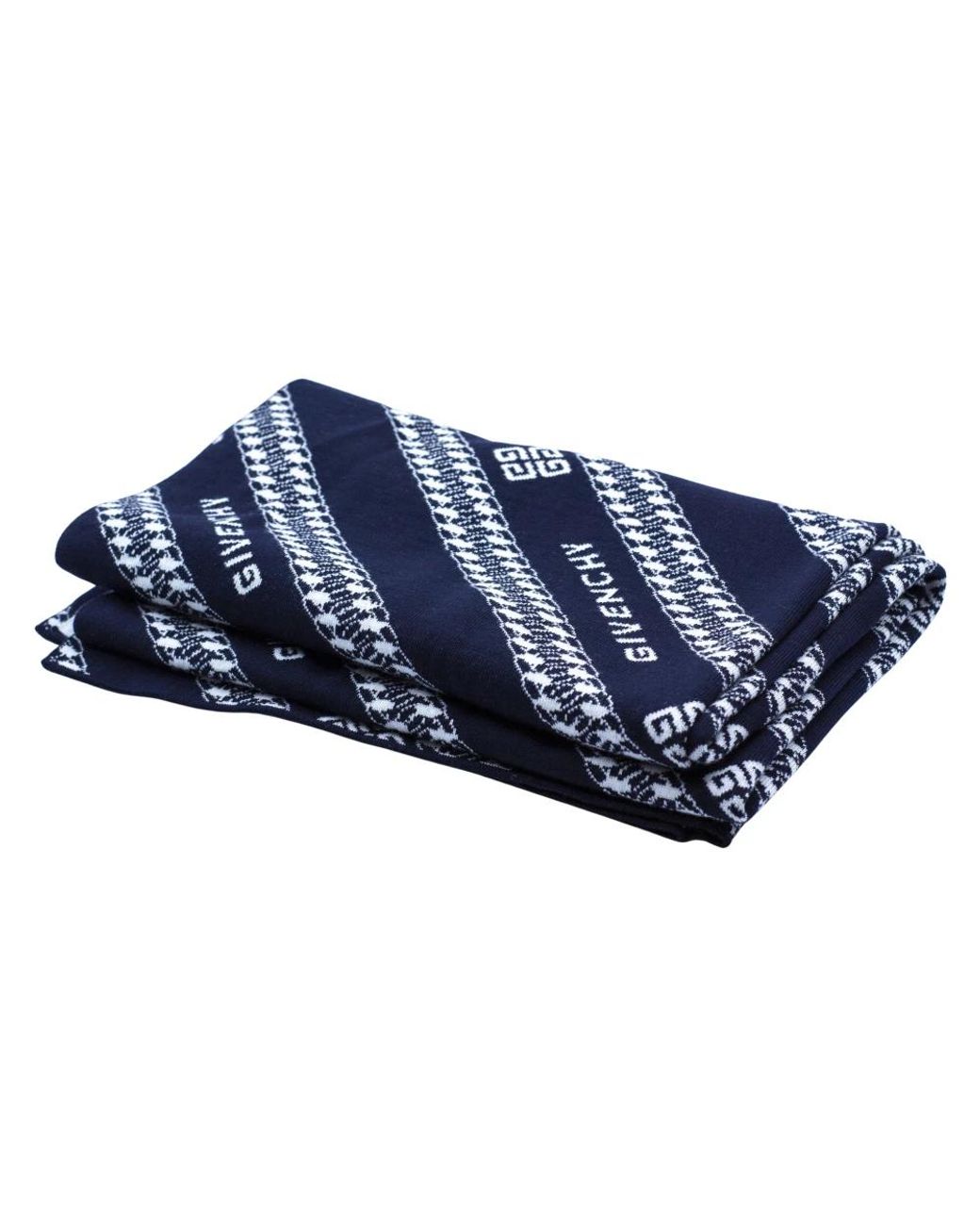 Givenchy Blue Winter Scarves