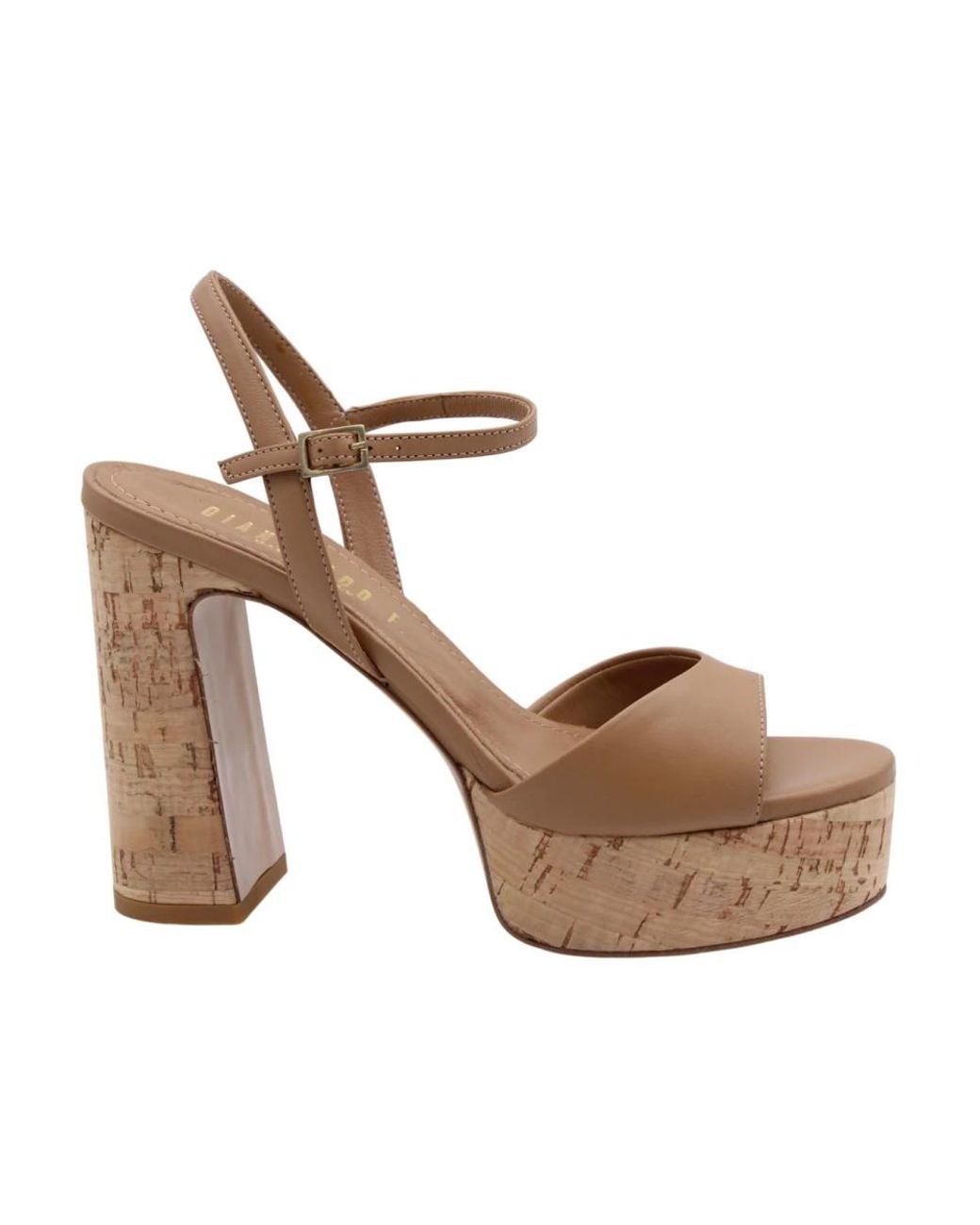 Gianmarco F. Brown High Heel Sandals