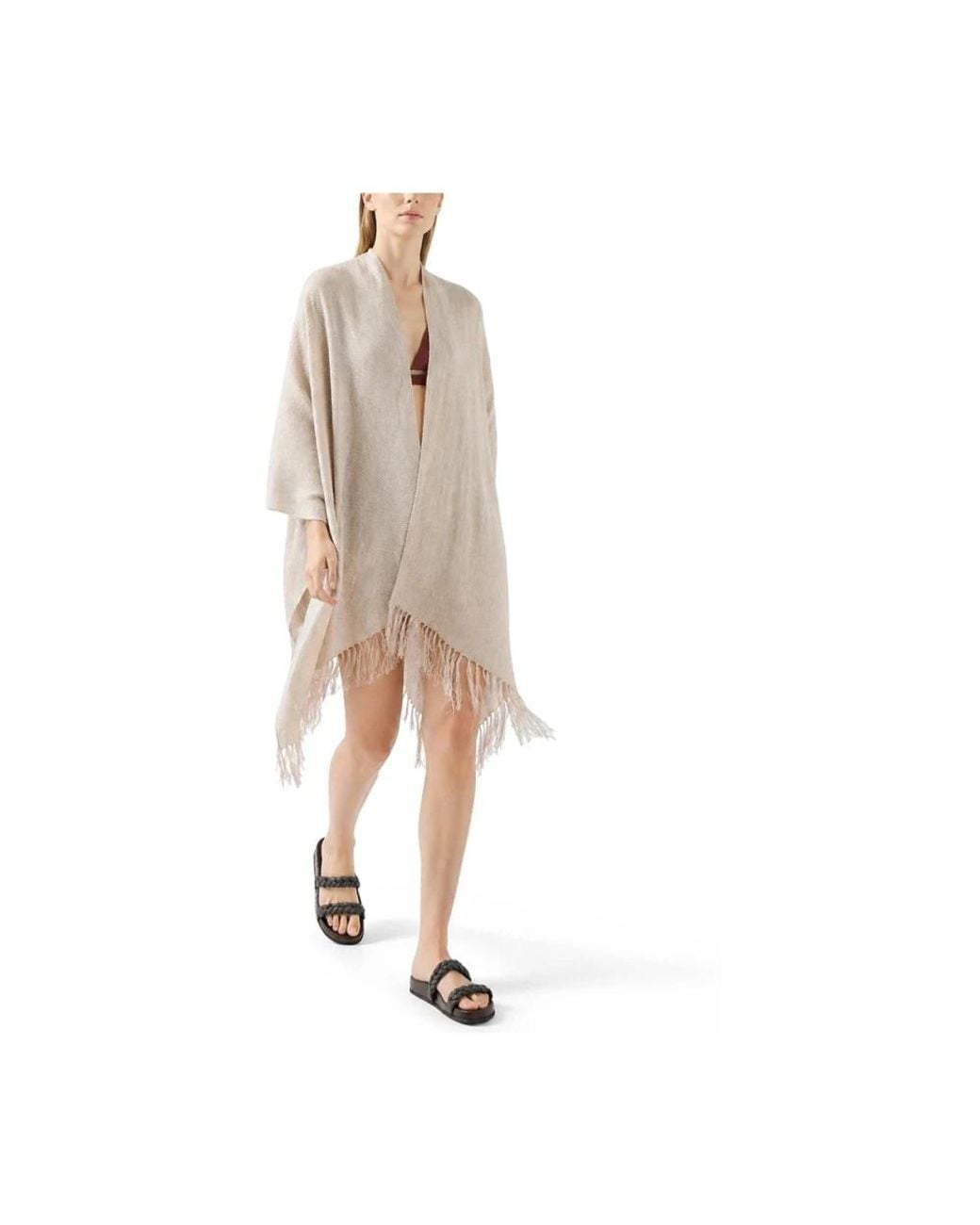 Capes Brunello Cucinelli de color Brown