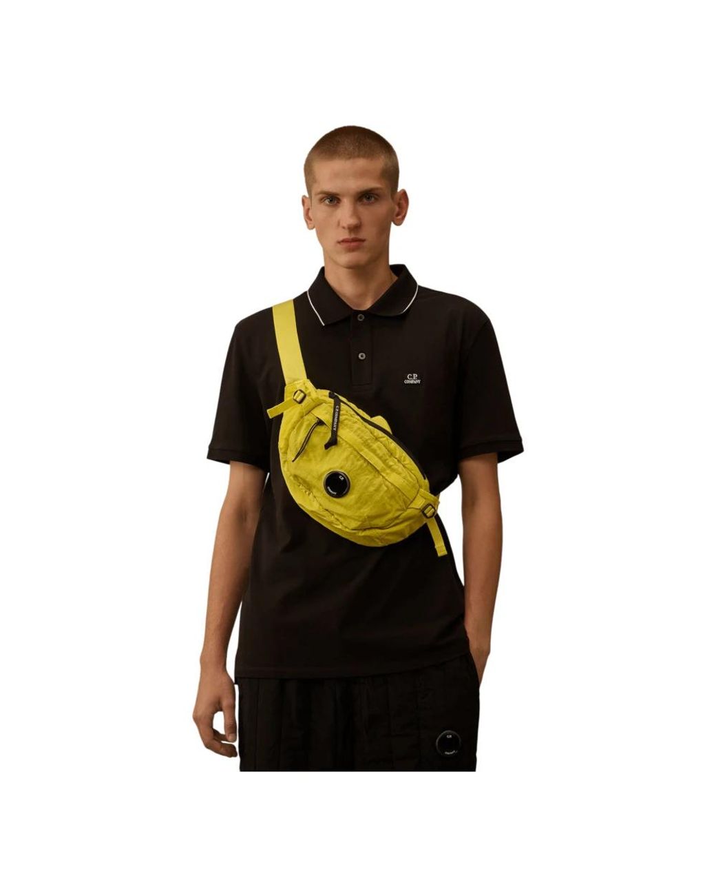 C P Company Yellow Bum Bags for men
