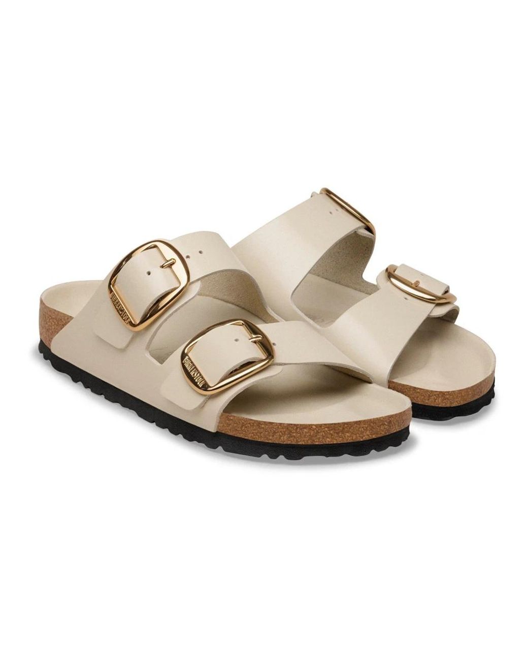Birkenstock White Sliders