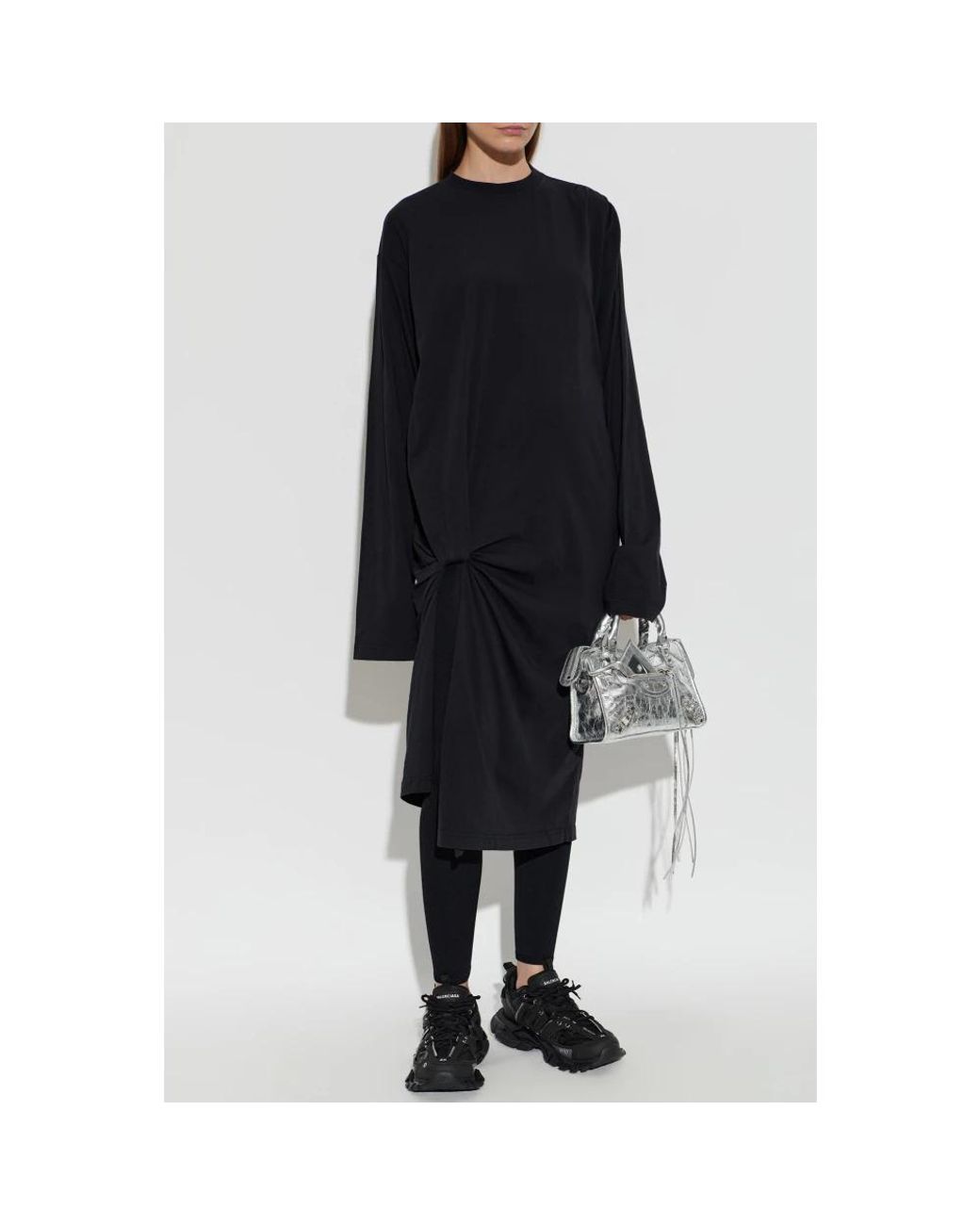 Balenciaga Black Midi Dresses