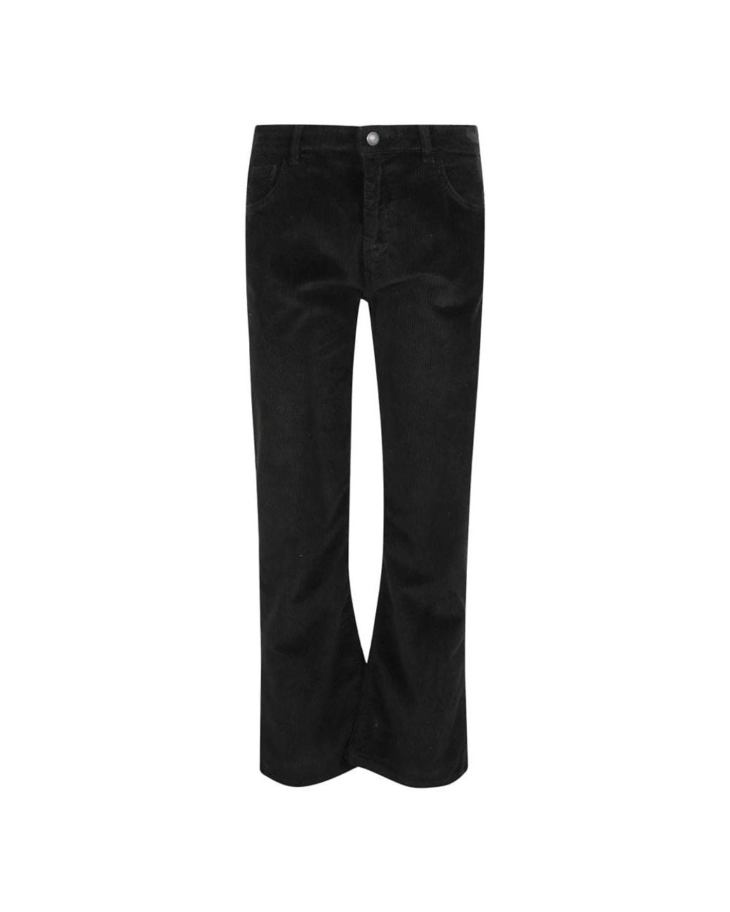 Fay Black Straight Trousers