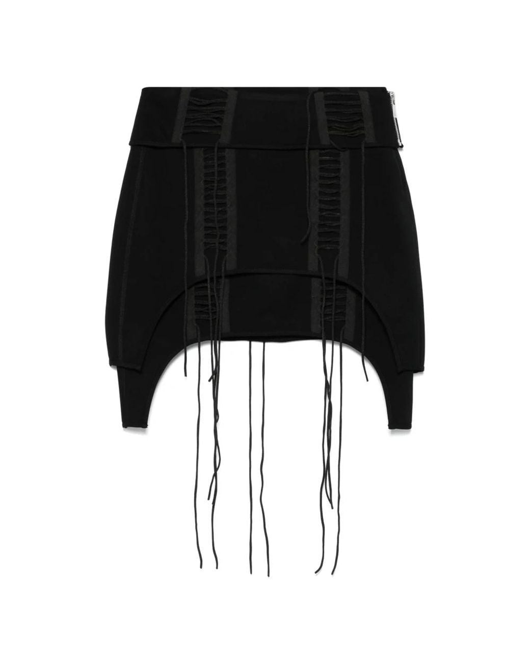 Helmut Lang Black Short Skirts