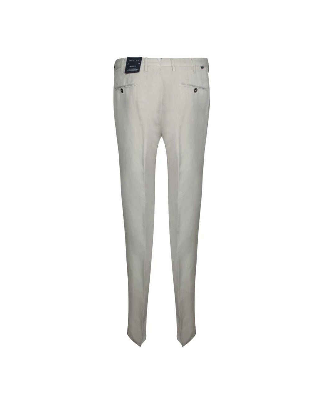 Incotex Gray Chinos for men