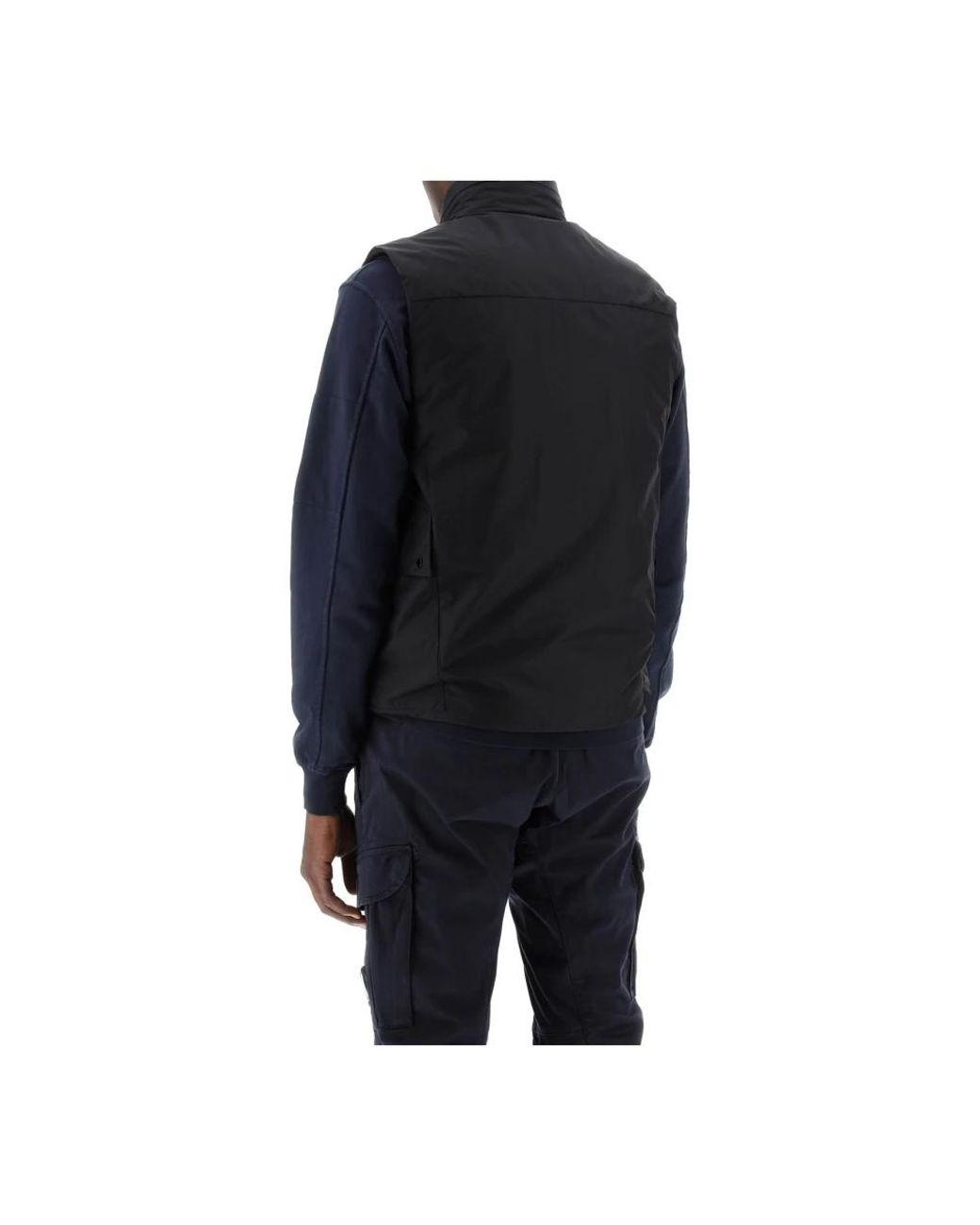 C P Company Black Waistcoats for men
