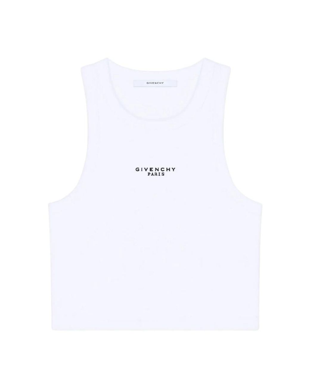 Givenchy White Sleeveless Tops