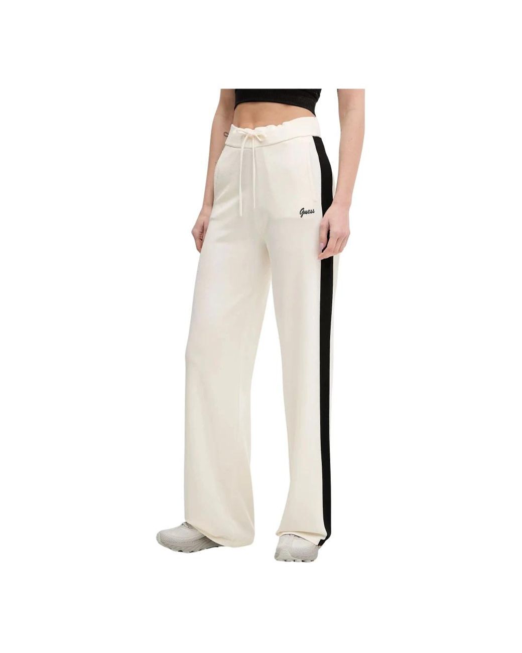 Guess Sweatpants Met Strepen in het Natural