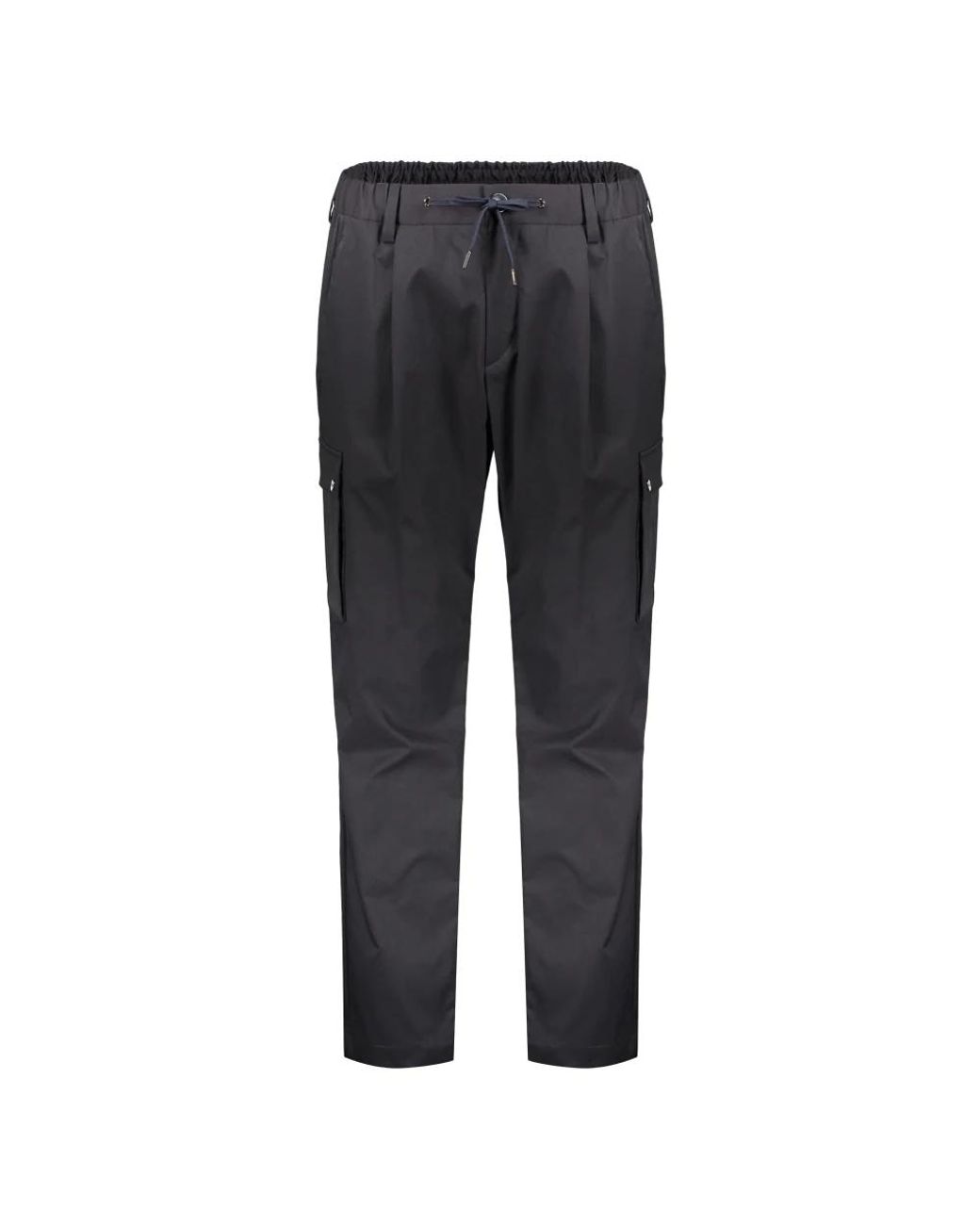 Herno Gray Slim-Fit Trousers for men