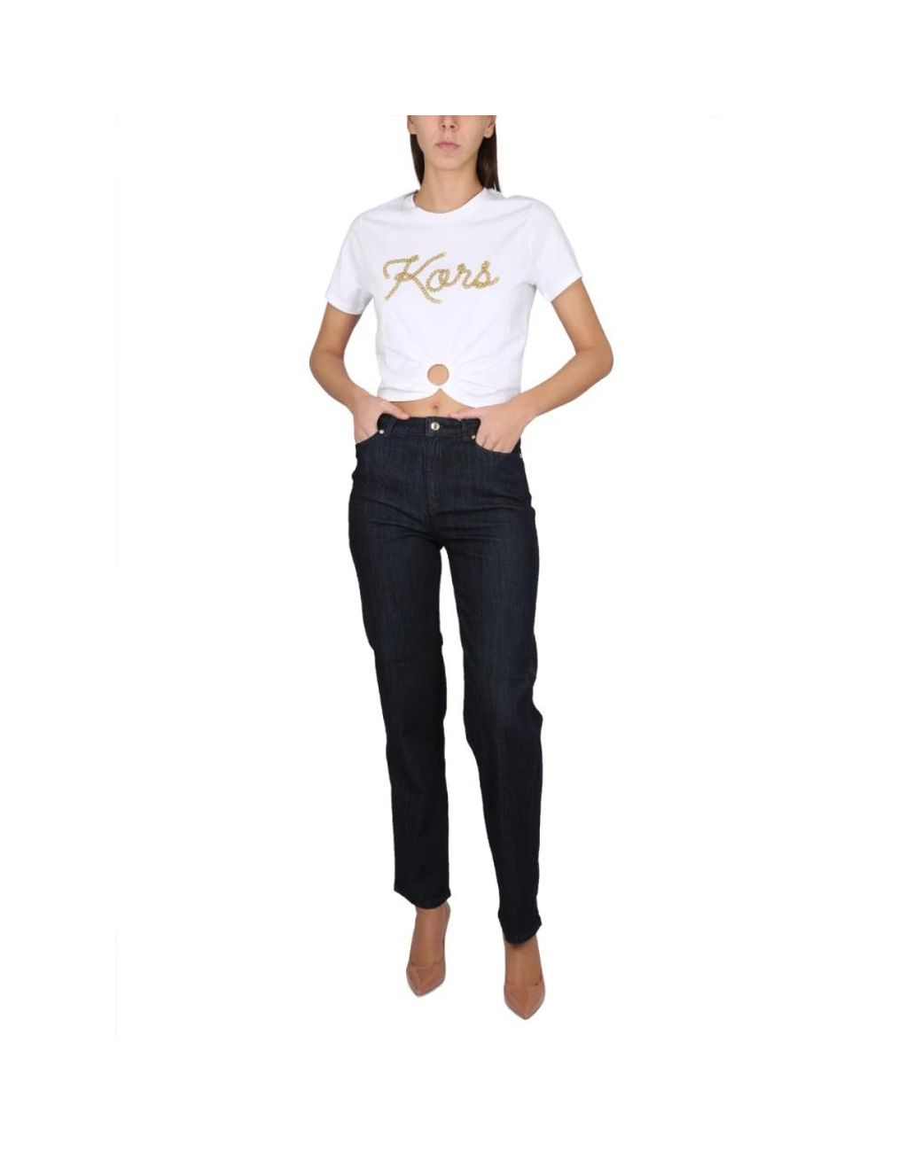 Michael Kors Blue Straight Fit Jeans