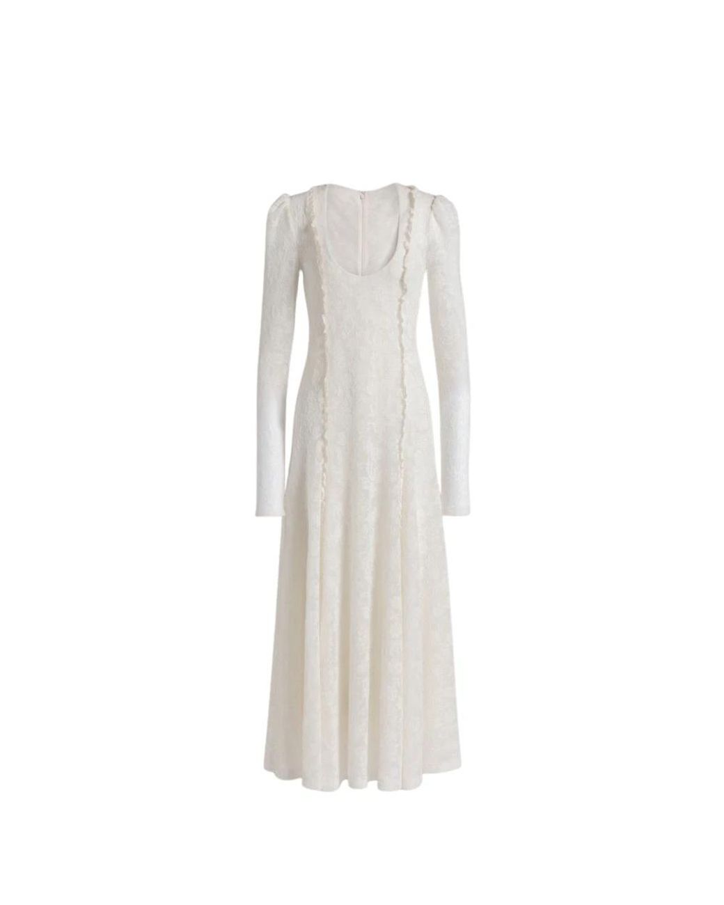 Alberta Ferretti White Midi Dresses