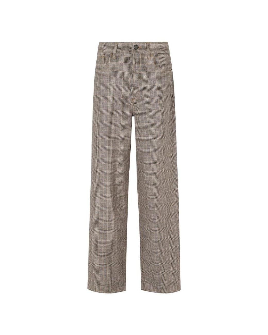 Department 5 Gray Wide Trousers