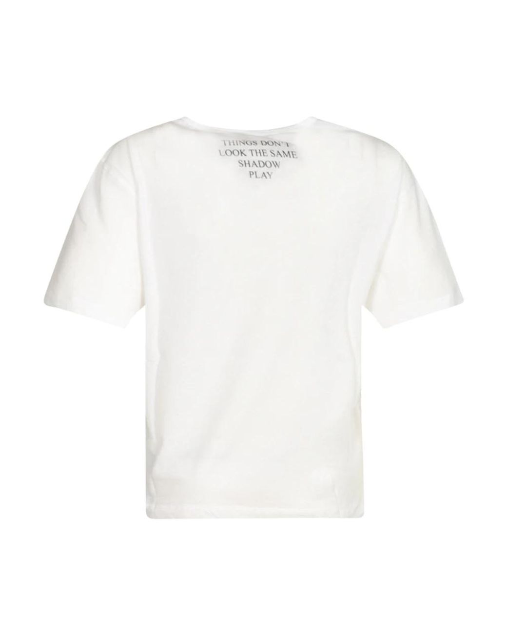 Ann Demeulemeester White T-Shirts