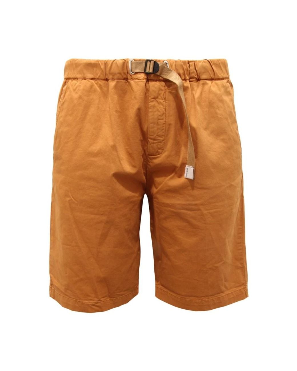 White Sand Orange Casual Shorts for men