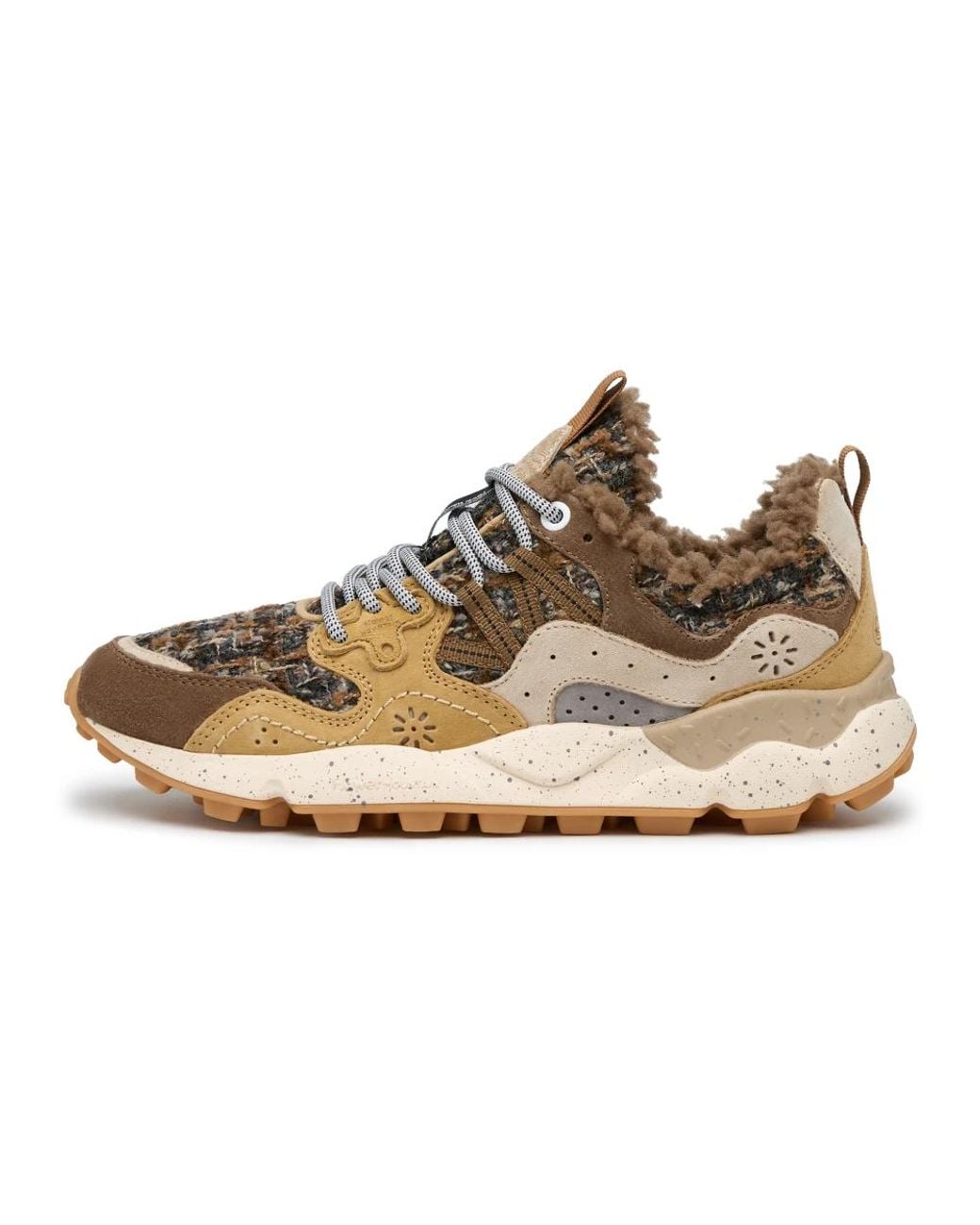 Flower Mountain Natural Winter Boots