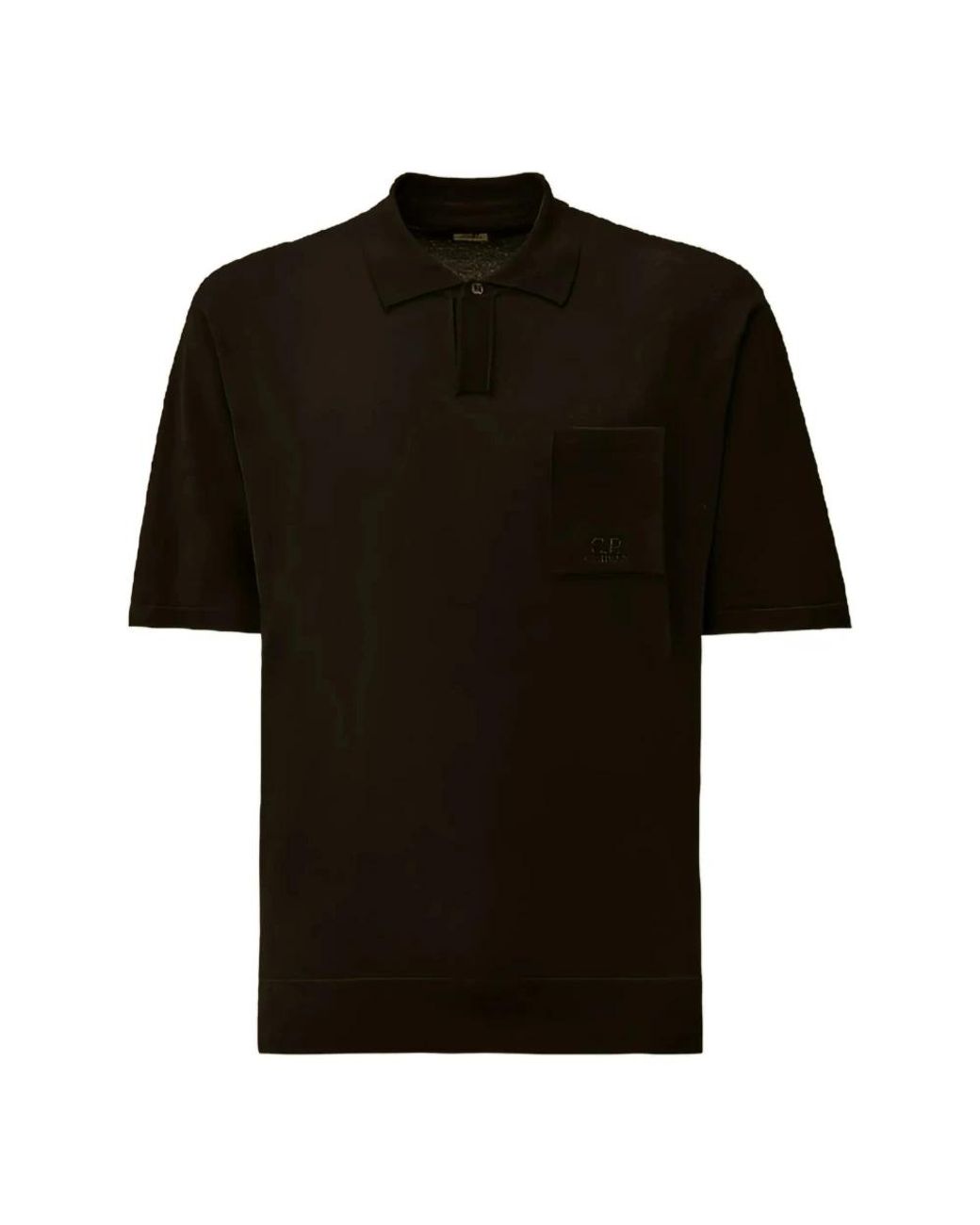 C P Company Black Polo Shirts for men
