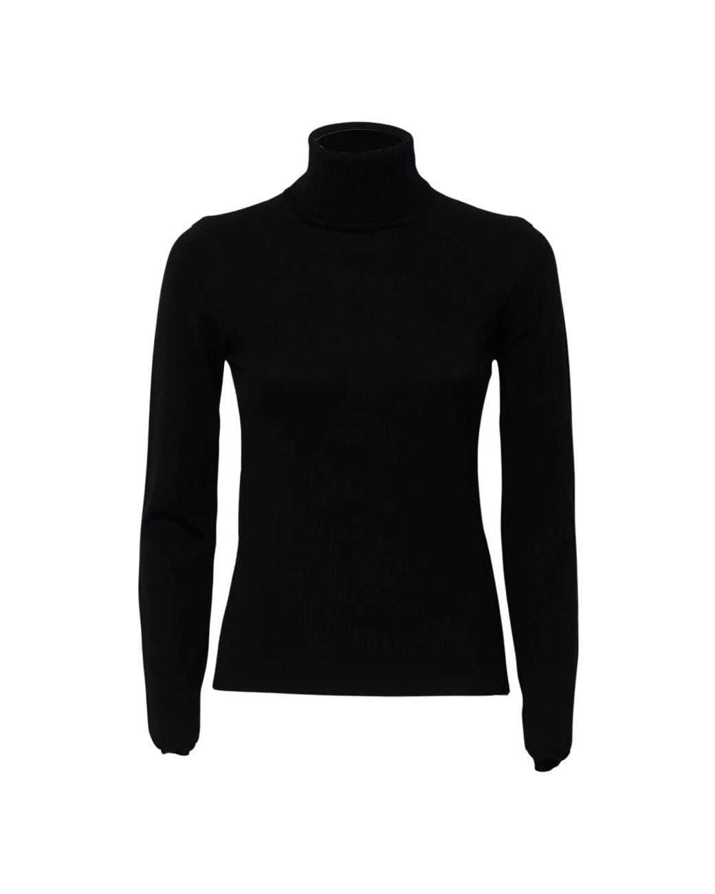 Zanone Black Turtlenecks