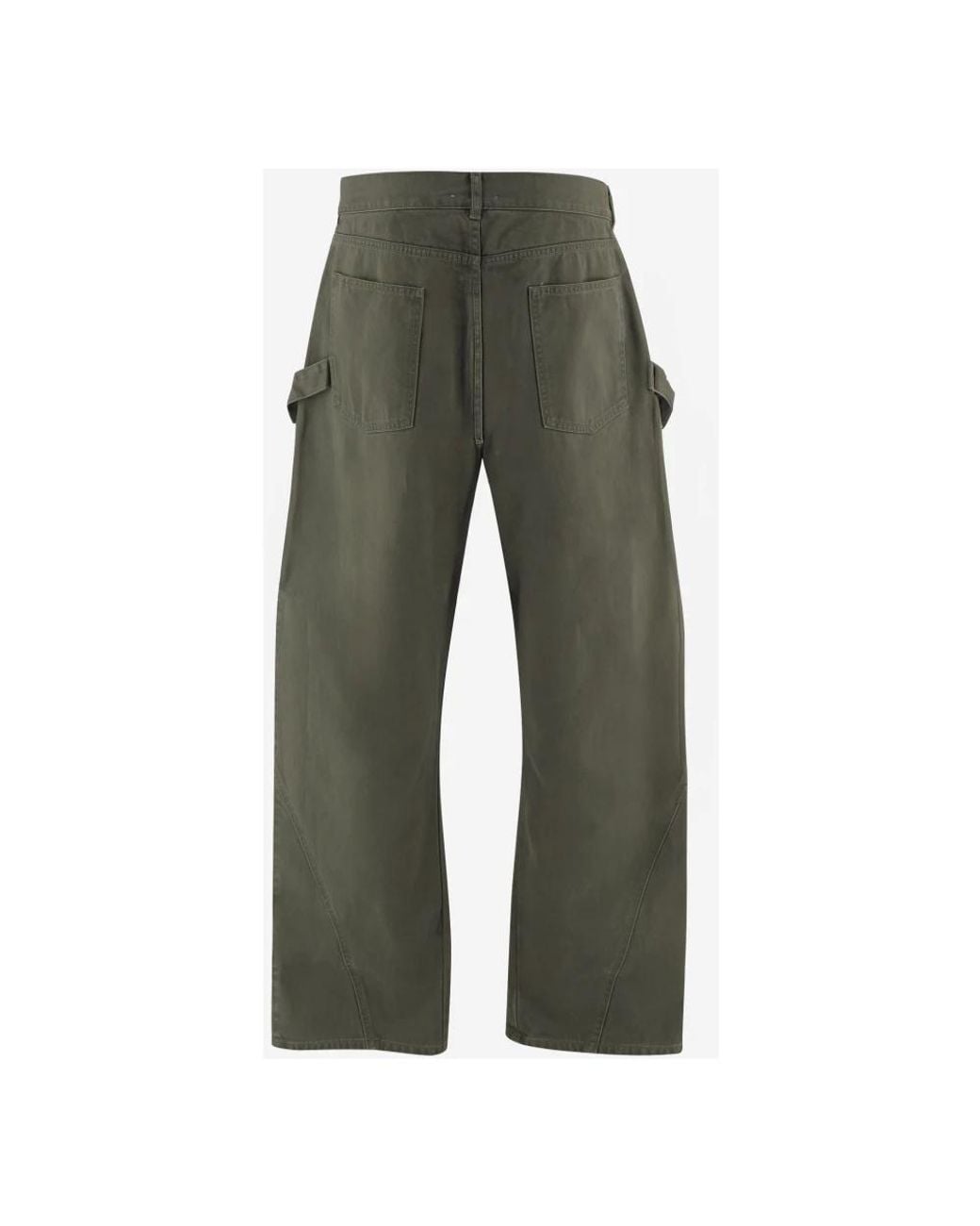 J.W. Anderson Green Wide Trousers for men
