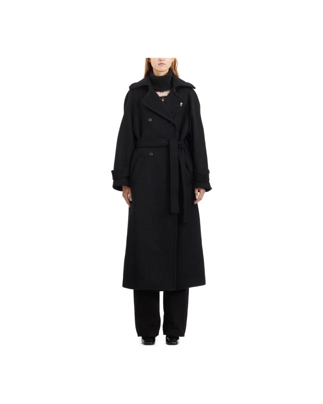 Isabel Benenato Black Trench Coats