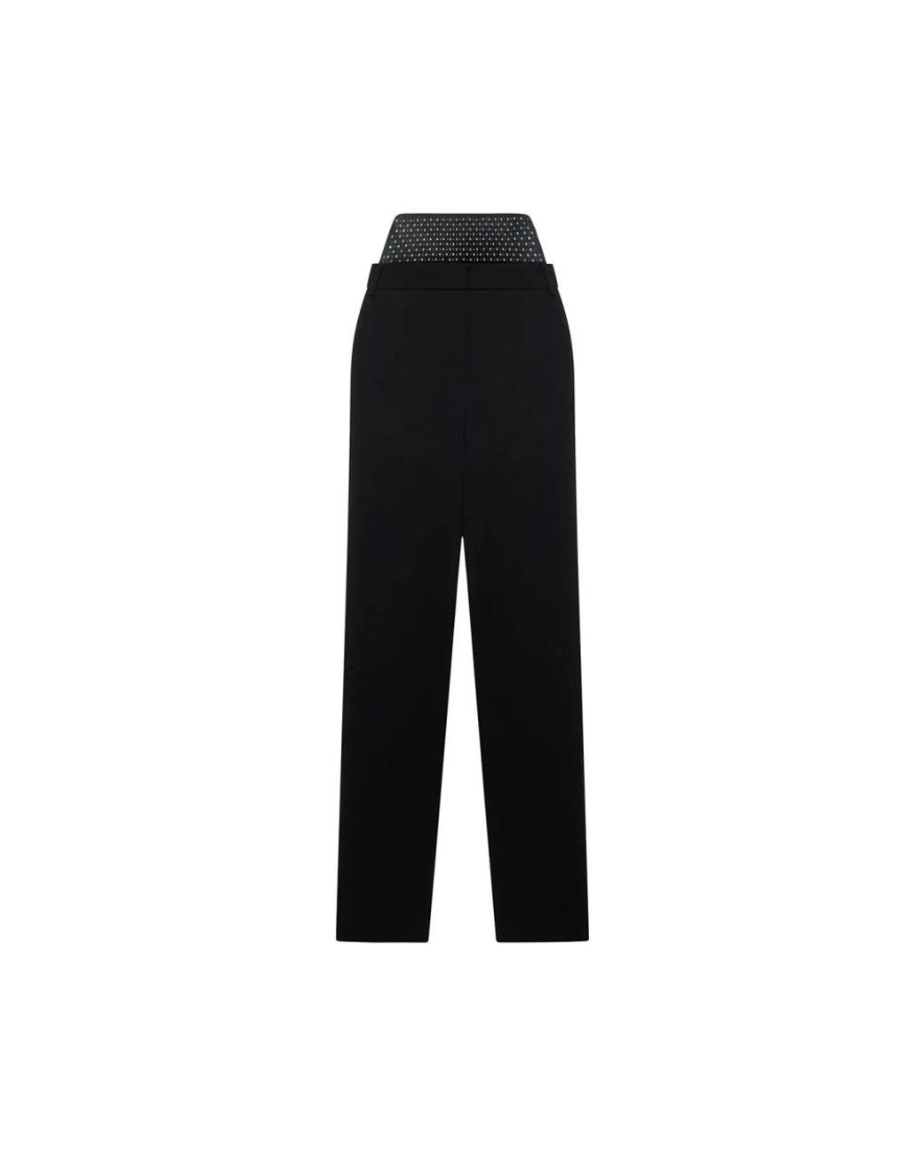 SIMONA CORSELLINI Black Straight Trousers
