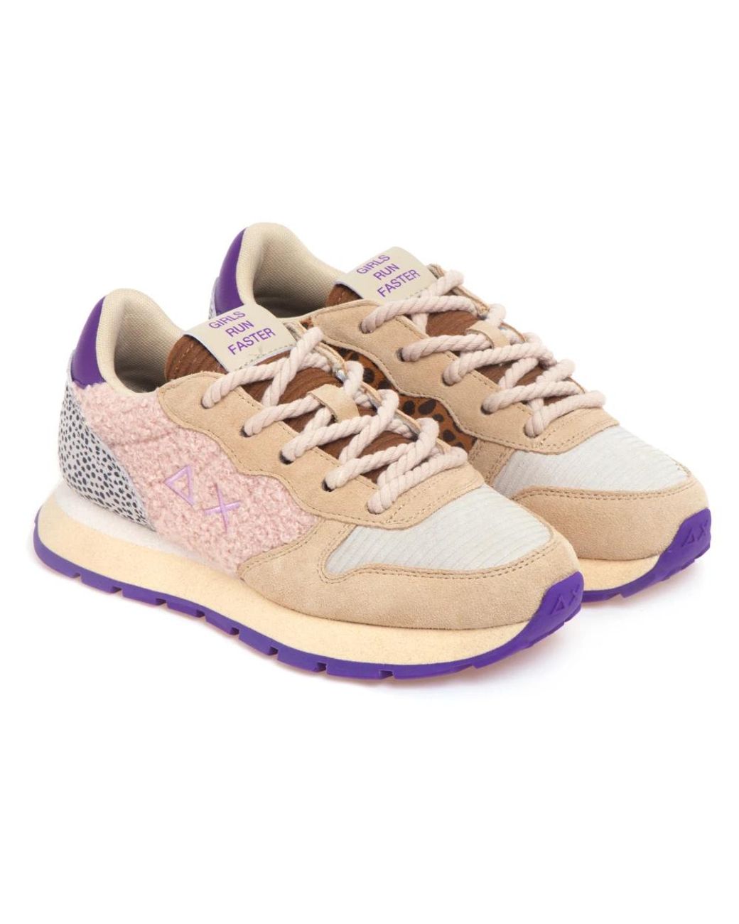 Sun 68 Pink Sneakers