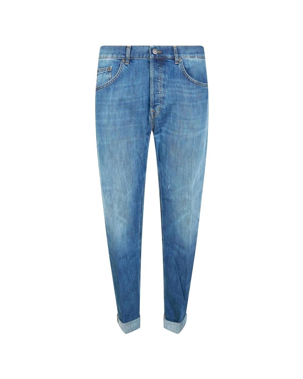 Dondup Blue Loose-Fit Jeans for men