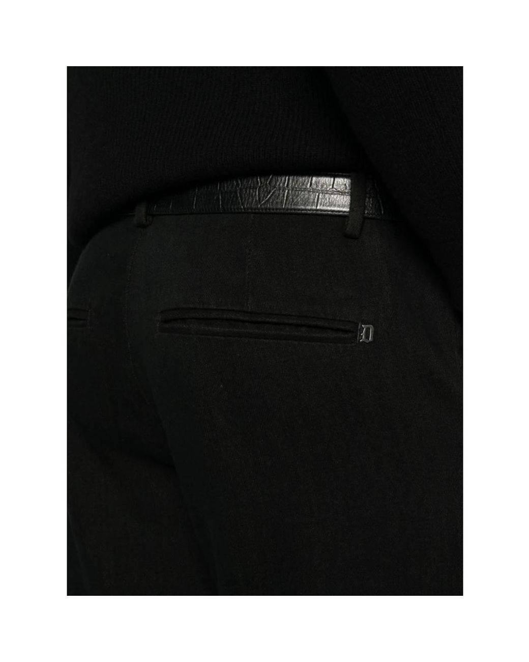 Dondup Black Straight Fit Jeans for men