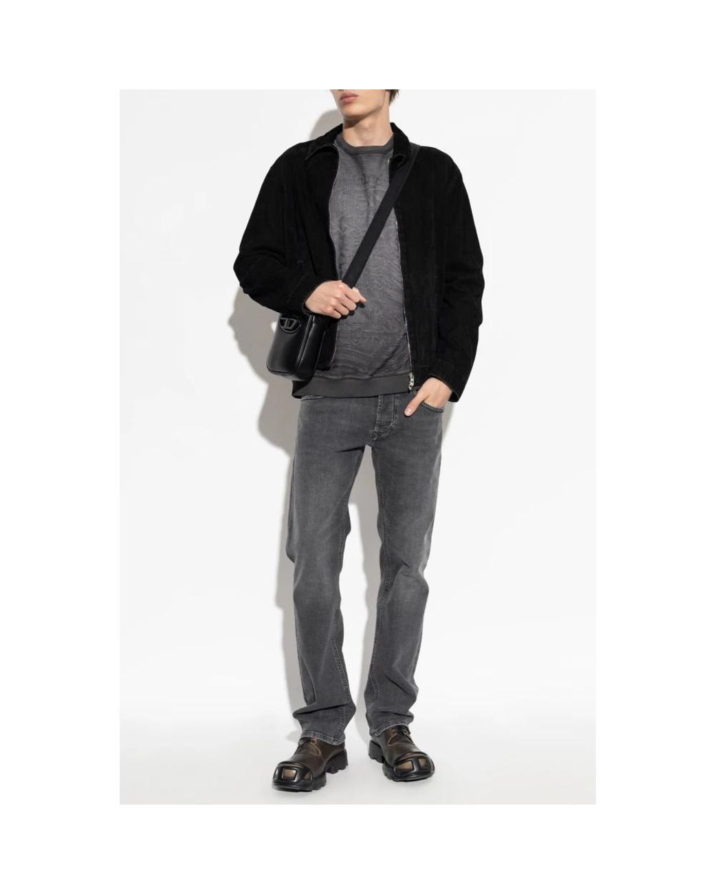 DIESEL Gray Sweatshirts for men