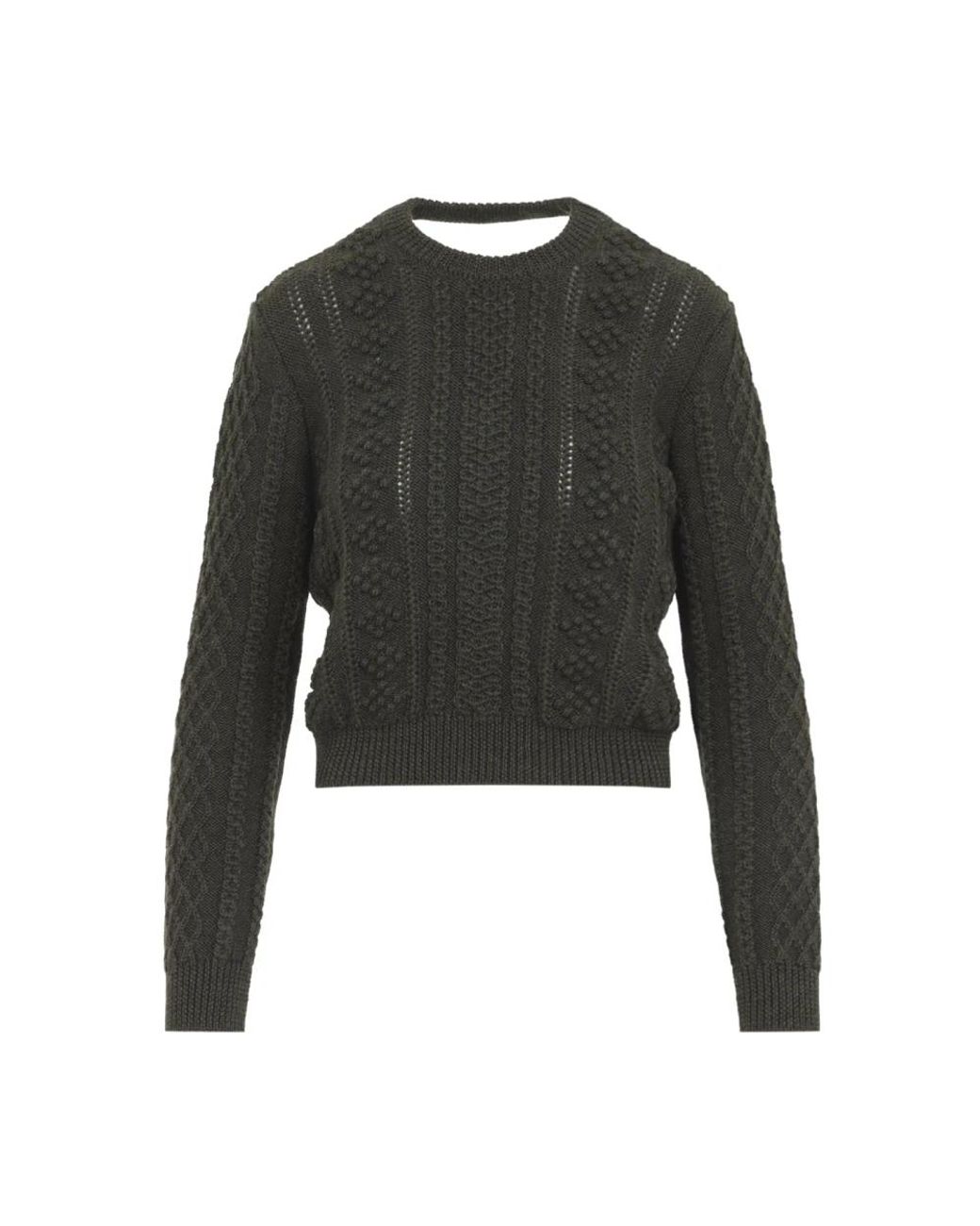 Jil Sander Black Round-Neck Knitwear