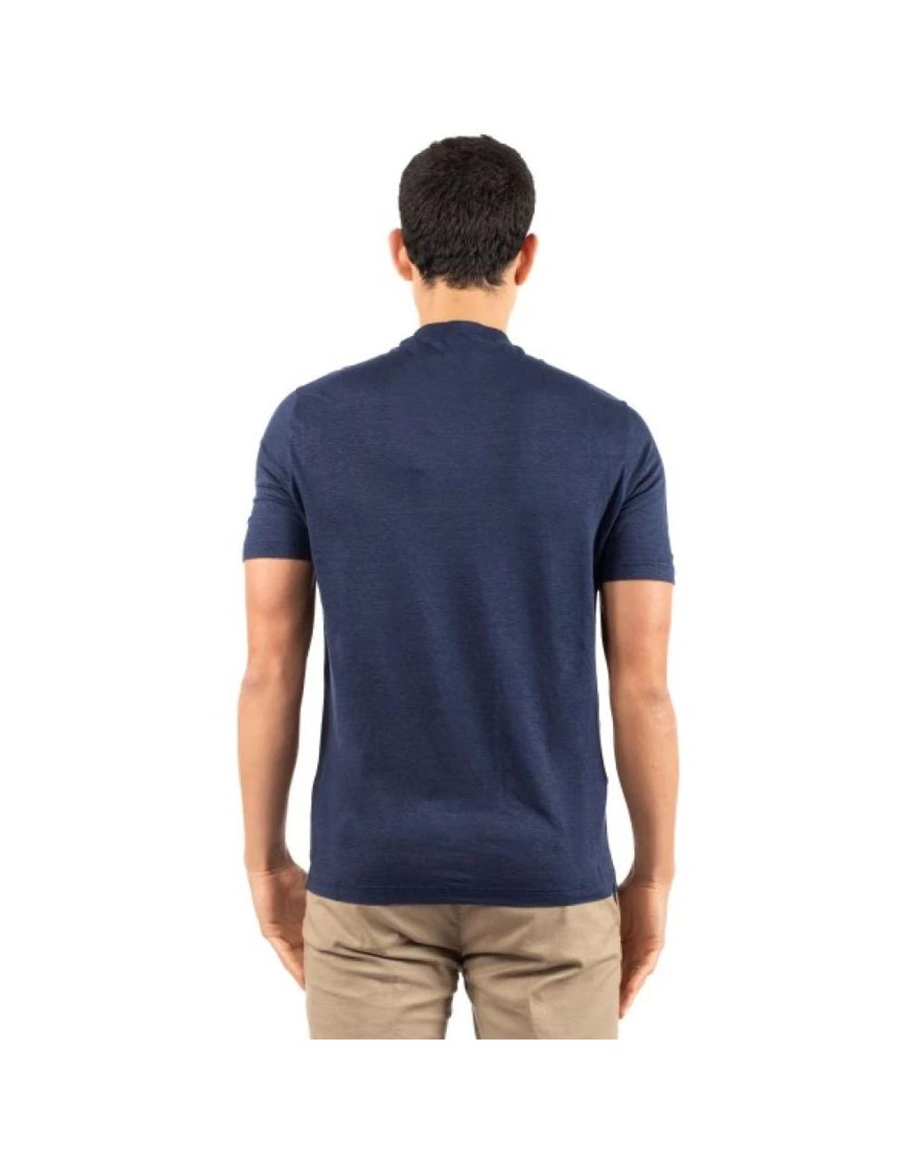 FILIPPO DE LAURENTIIS Blue T-Shirts for men