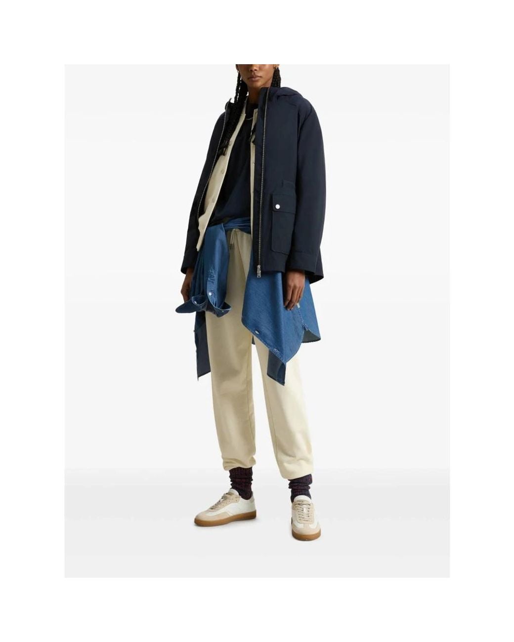 Woolrich Blue Parkas