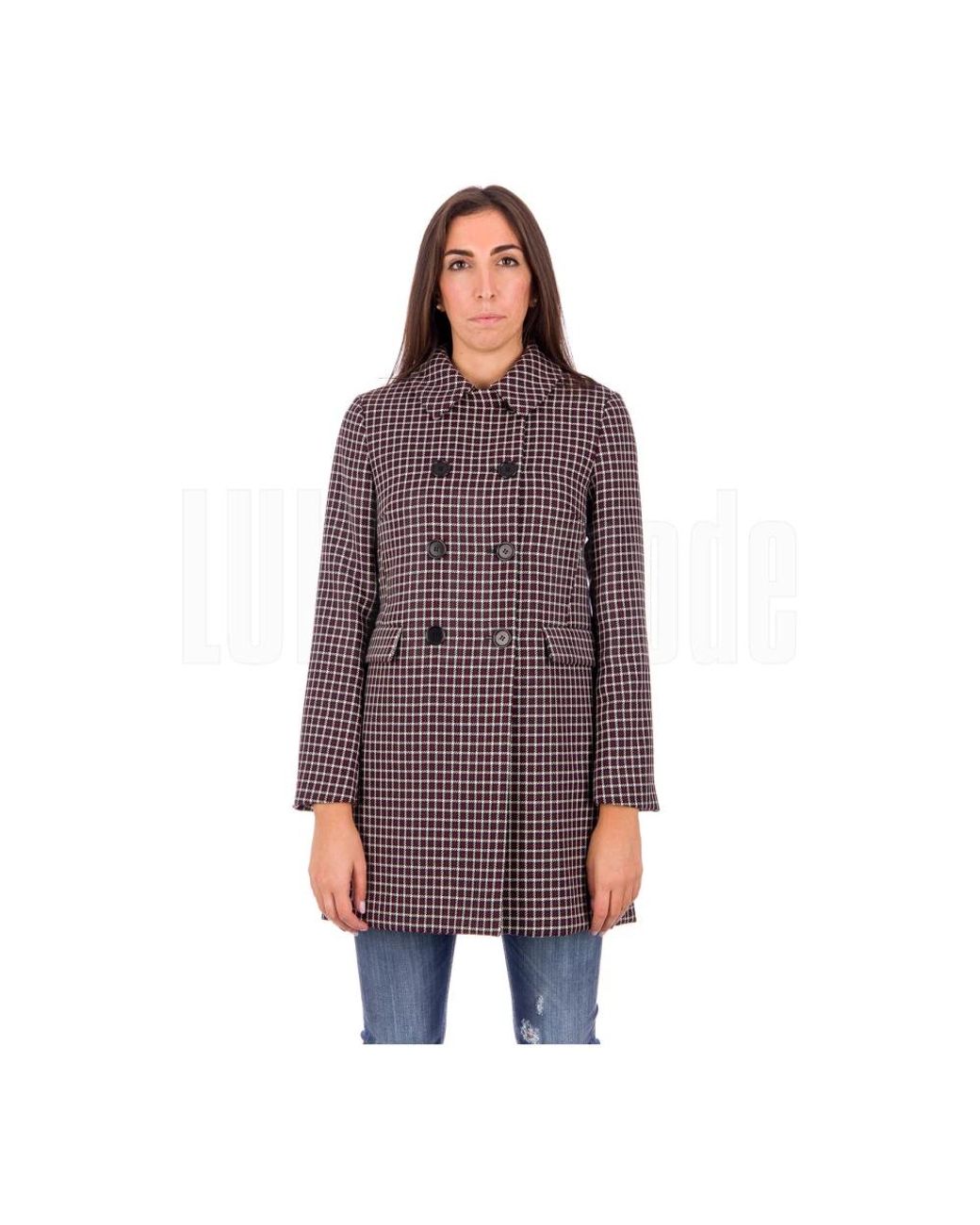 Double-Breasted Coats Aspesi en coloris Purple