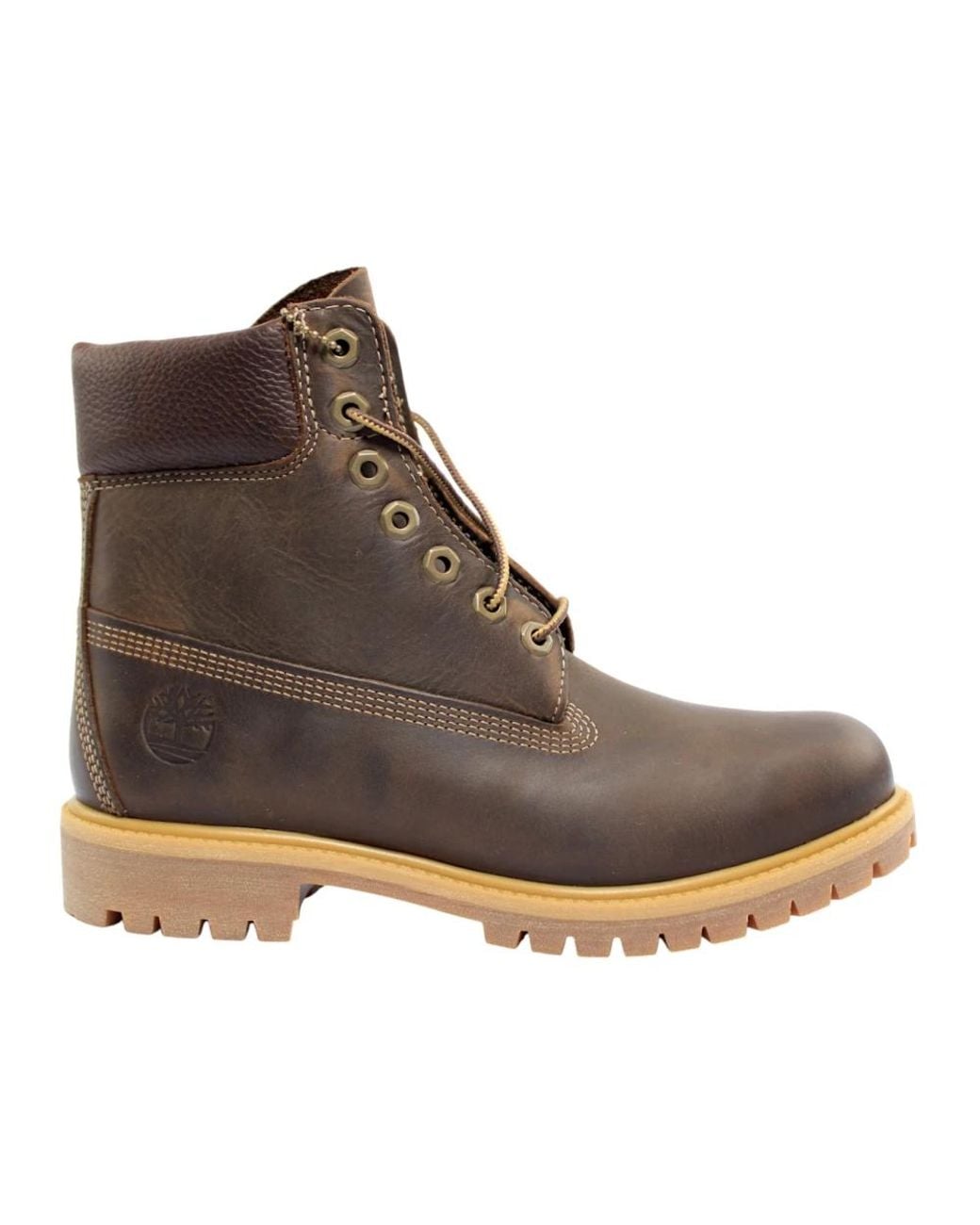 Timberland Brown Lace-Up Boots for men