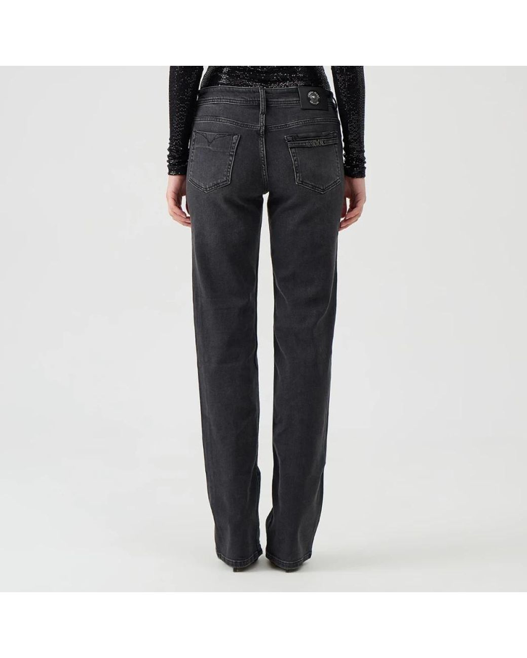 Versace Jeans Couture Black Straight Fit Jeans
