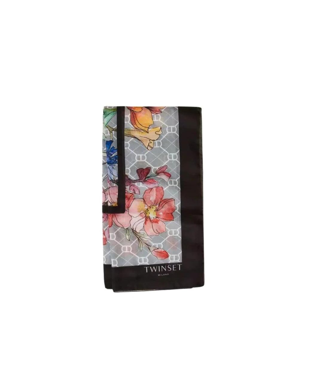 Twinset Red Silk Scarves