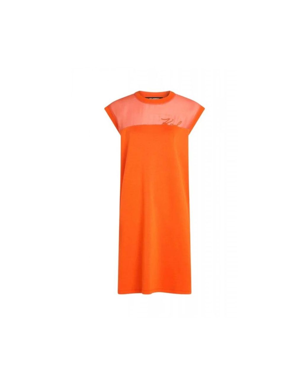 Karl Lagerfeld Orange Midi Dresses
