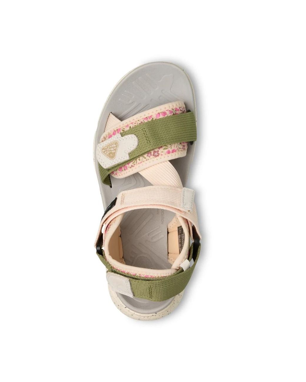Flat Sandals Flower Mountain en coloris Metallic
