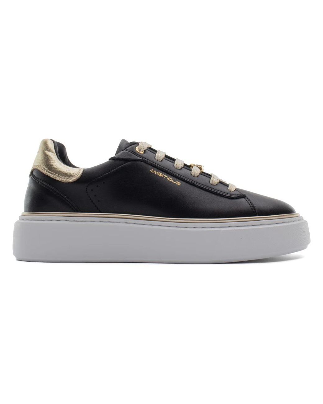 Ambitious Schoenen ,Zwart ,Leer Bozelady Low-Top Sneaker in het Black