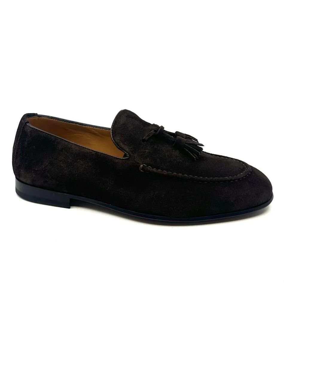 Triver Flight Black Loafers for men