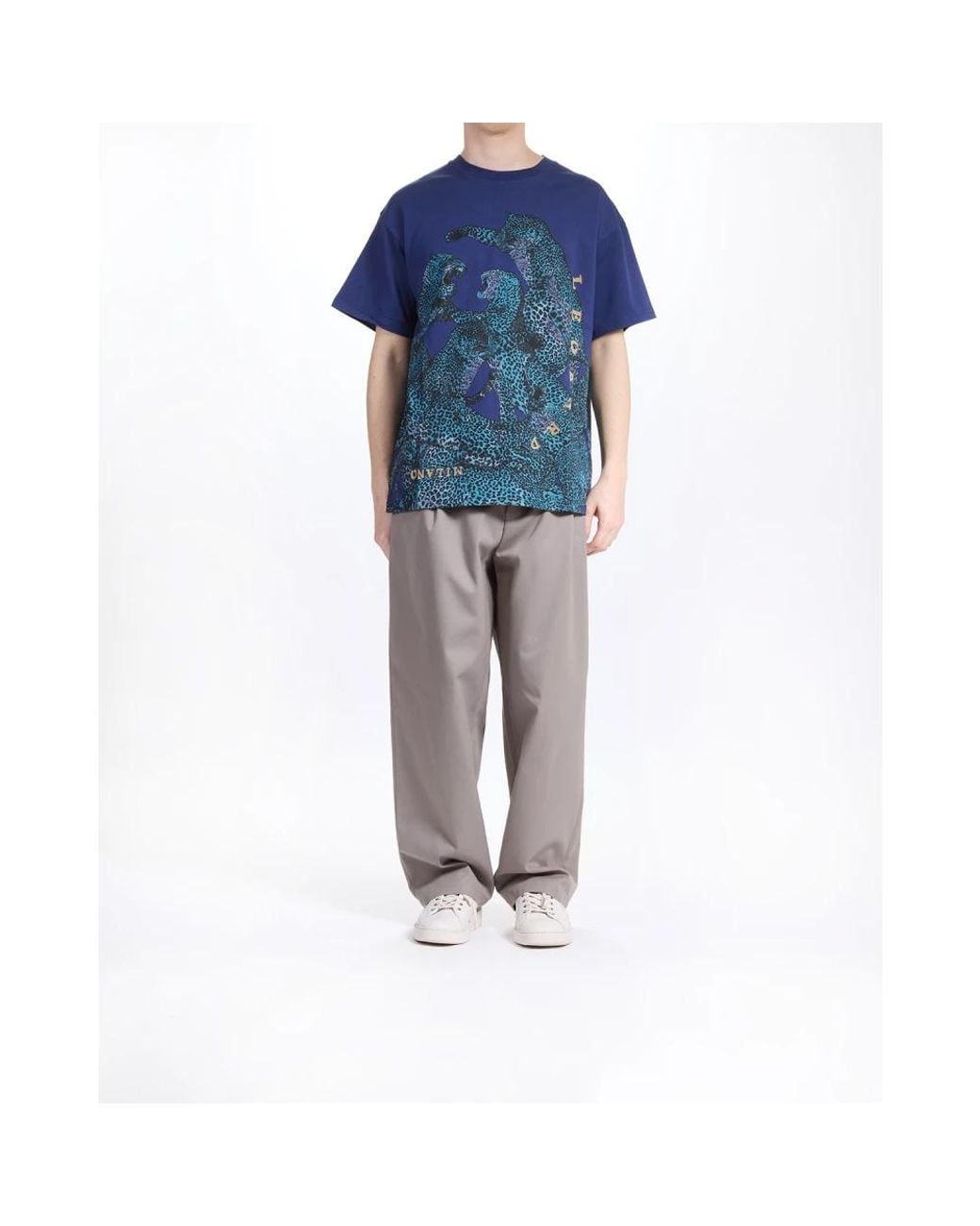 Just Cavalli Blue T-Shirts for men