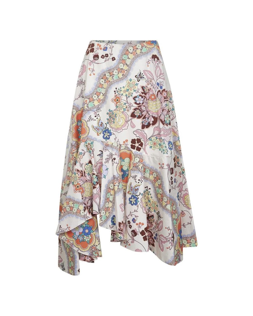 Etro White Midi Skirts