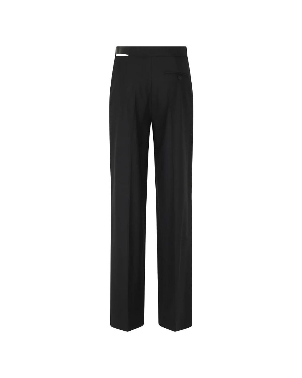Semicouture Black Straight Trousers