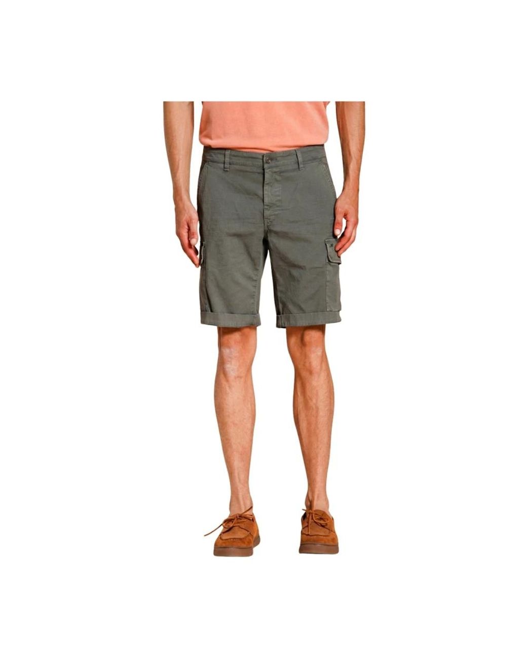 Mason's Green Casual Shorts for men