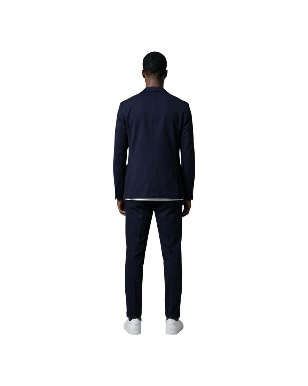 MULISH Black Single Breasted Suits for men